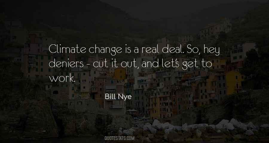 Climate Deniers Quotes #1091676