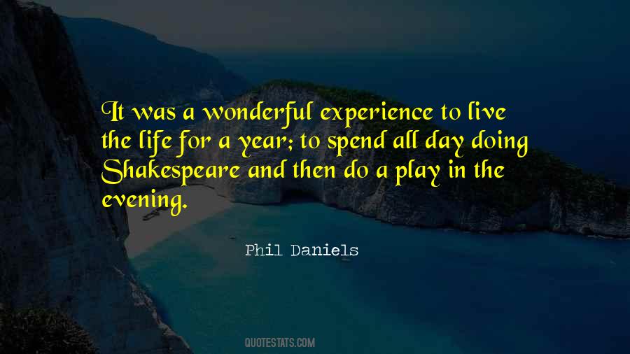 To Live A Wonderful Life Quotes #411469