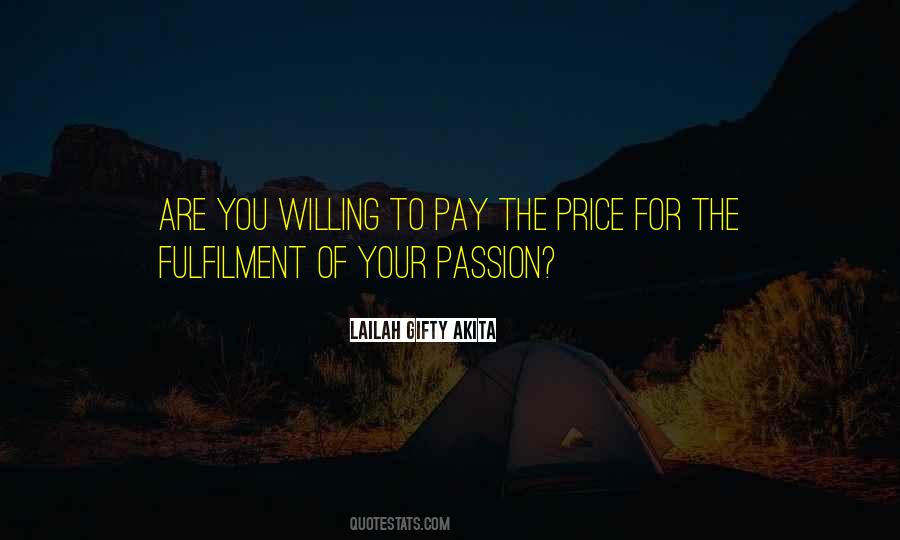 Quotes About The Price Of Success #1404898