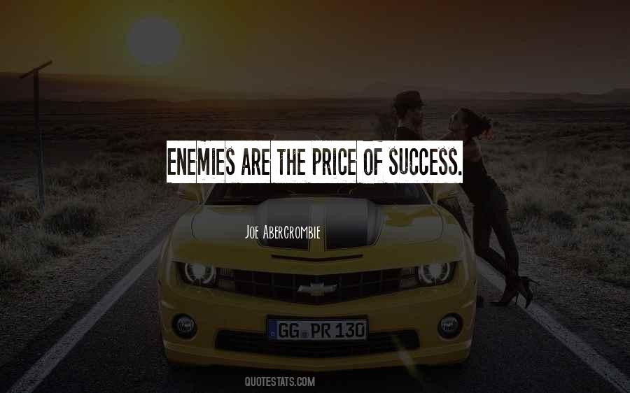 Quotes About The Price Of Success #1847501