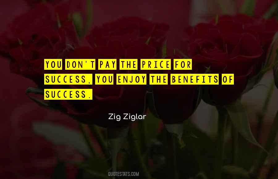 Quotes About The Price Of Success #967180