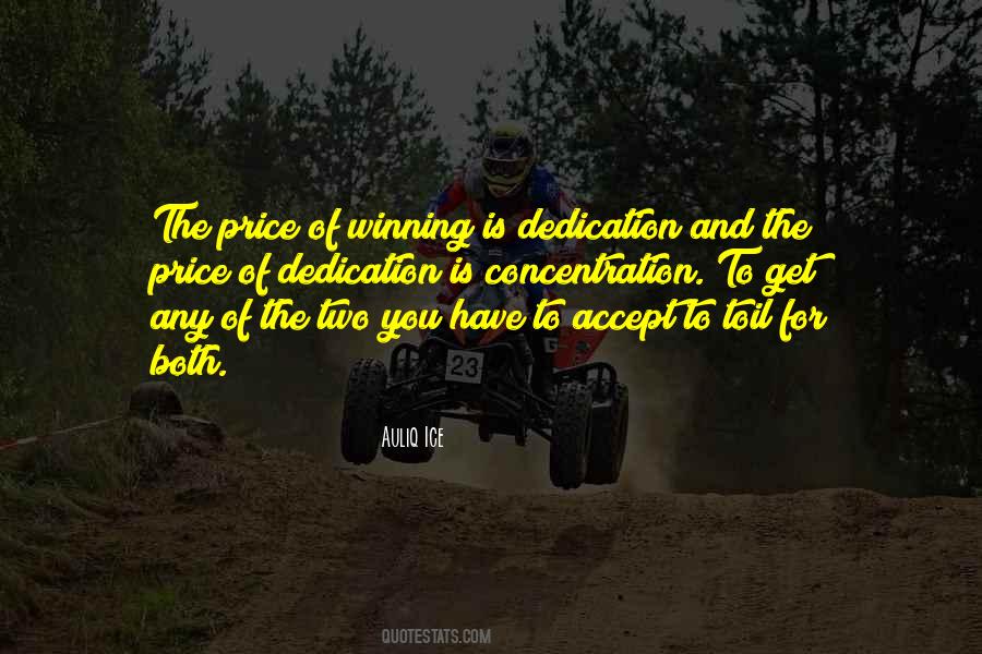Quotes About The Price Of Success #985902