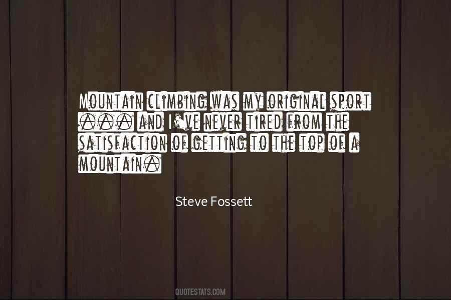 Climbing To The Top Of The Mountain Quotes #1376088