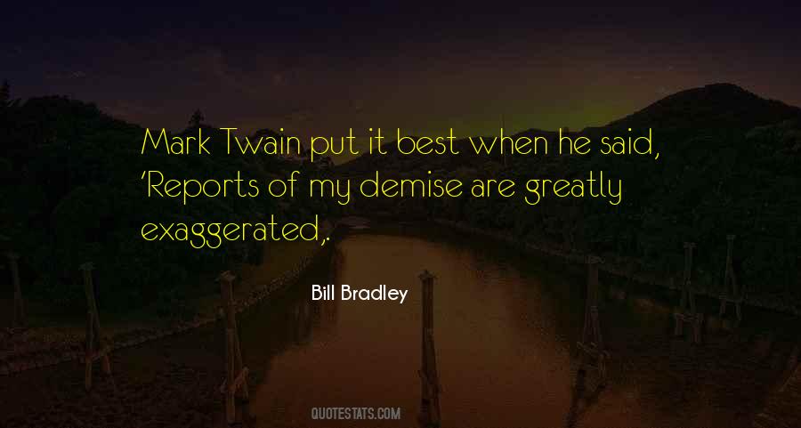 Our Demise Quotes #284465
