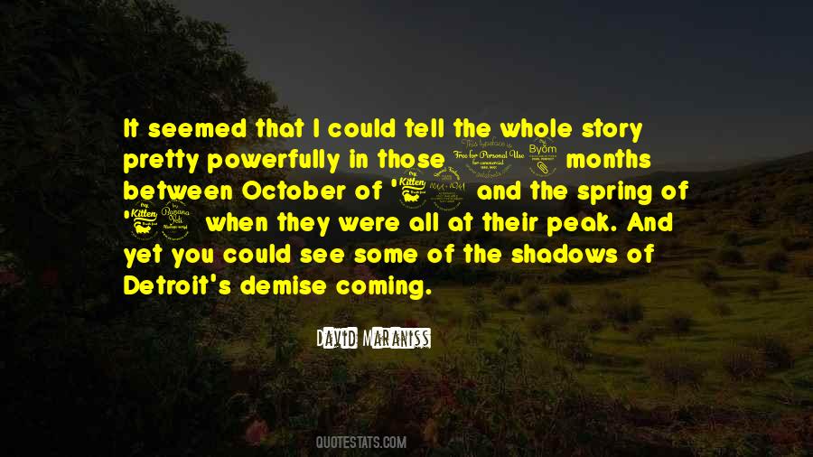 Our Demise Quotes #443431