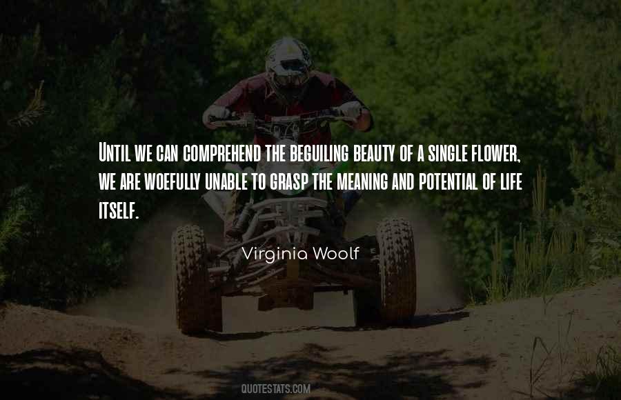 Beauty Of A Flower Quotes #957000