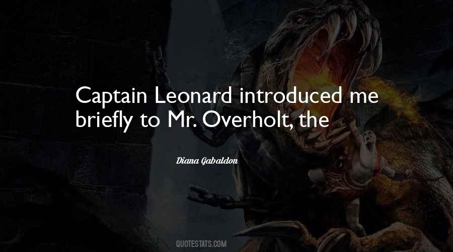 Quotes About Leonard #1732176
