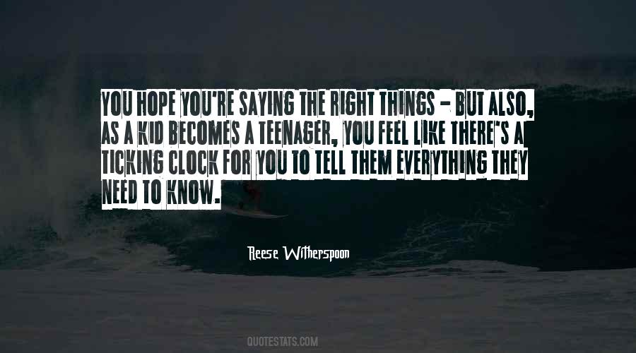 Clock Ticking Quotes #935219