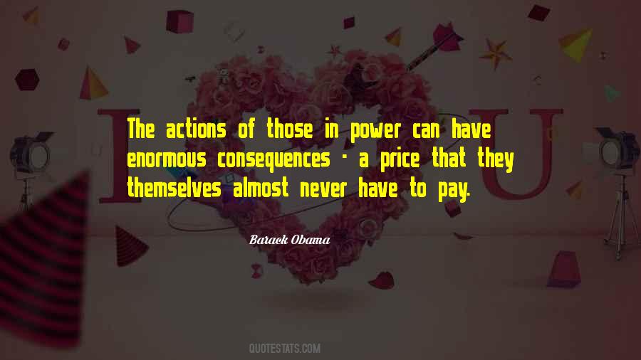 Quotes About The Price Of Power #1792988
