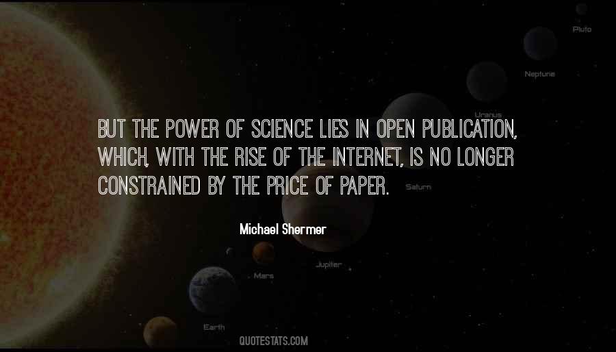 Quotes About The Price Of Power #310773