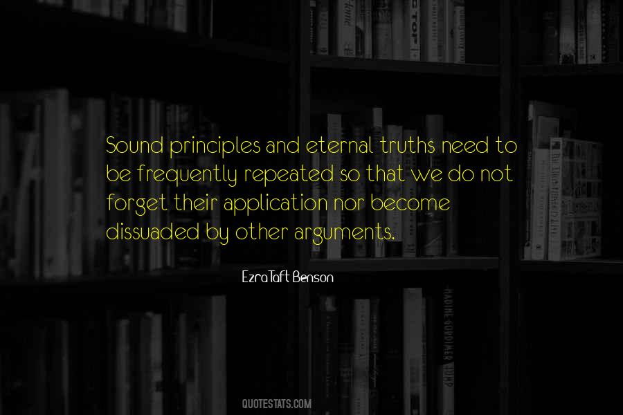 Eternal Principles Quotes #1005604