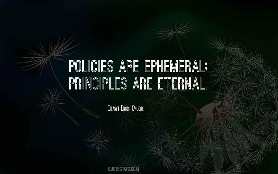 Eternal Principles Quotes #1846243