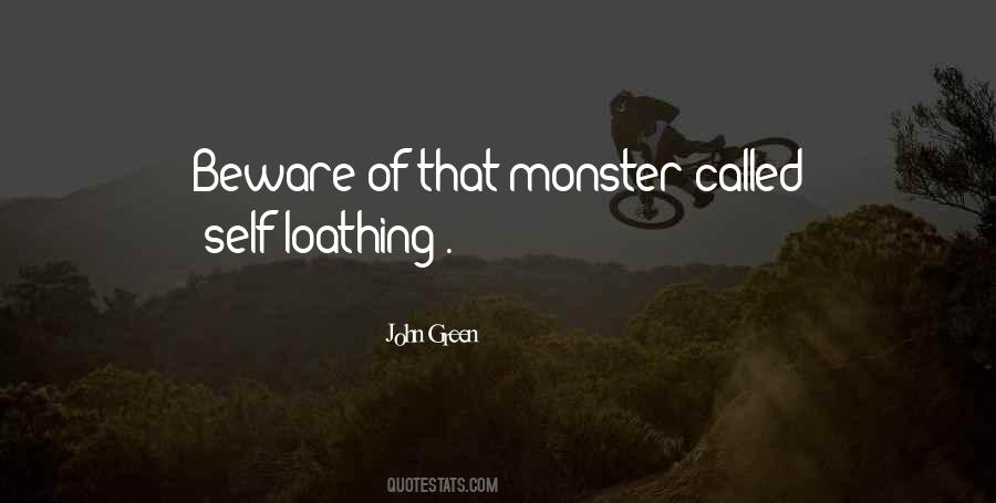 Monster That Is Green Quotes #751736