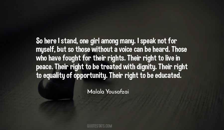 Live With Dignity And Peace Quotes #195211