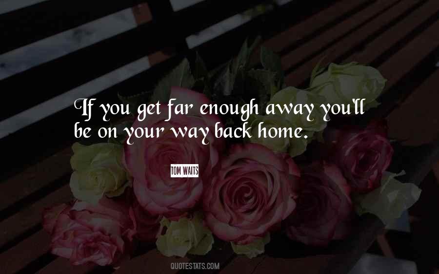 Back Away Quotes #72021