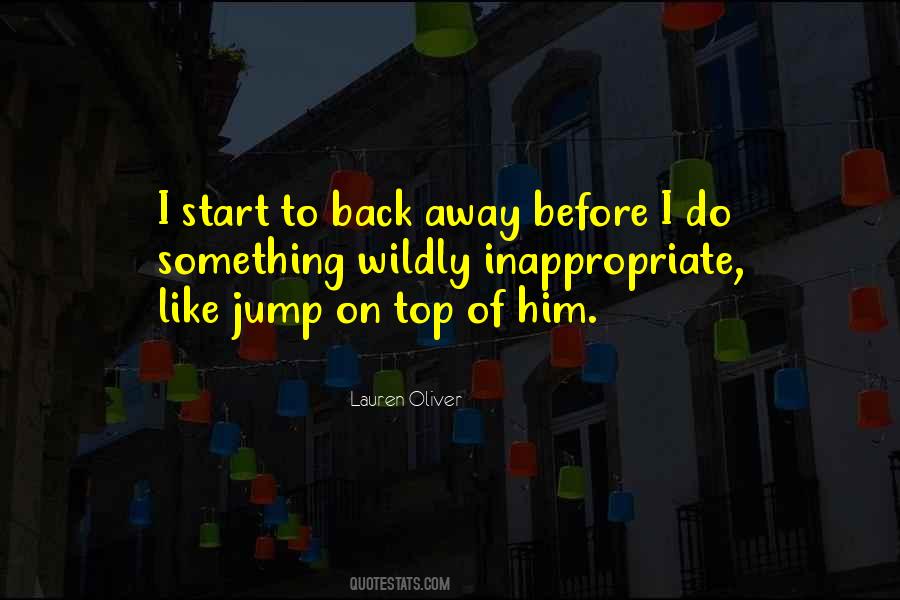 Back Away Quotes #836854