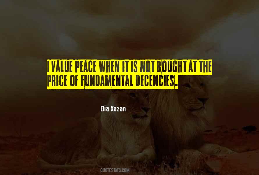 Quotes About The Price Of Peace #1490953