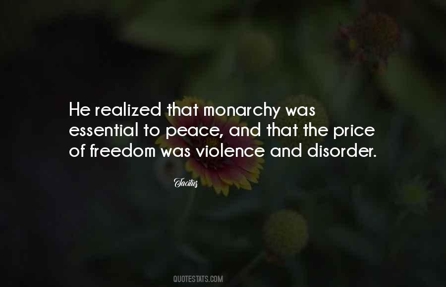 Quotes About The Price Of Peace #1659774