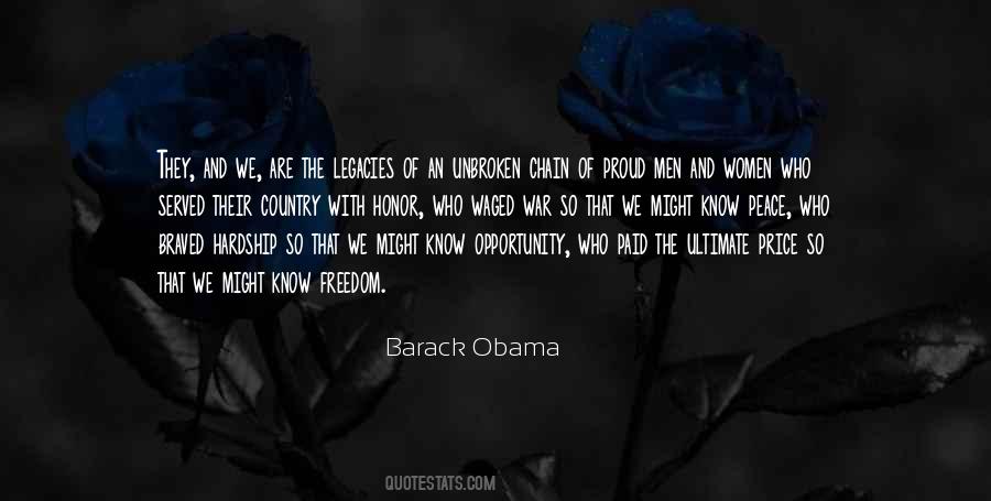Quotes About The Price Of Peace #542416