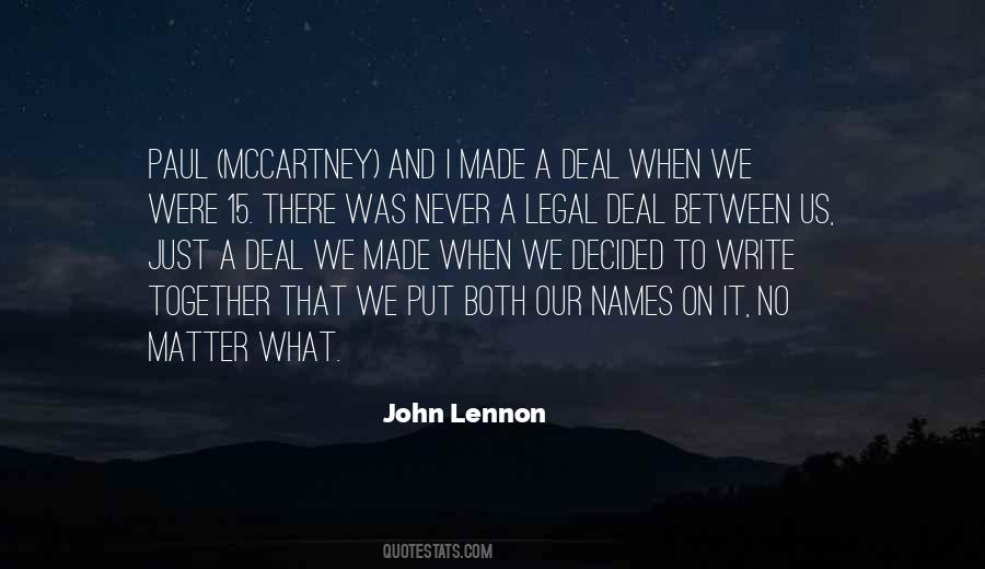 Quotes About Lennon Mccartney #1014914