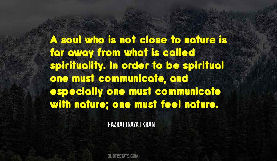 Close To Nature Quotes #262369