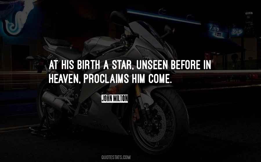 Birth Of A Star Quotes #716968