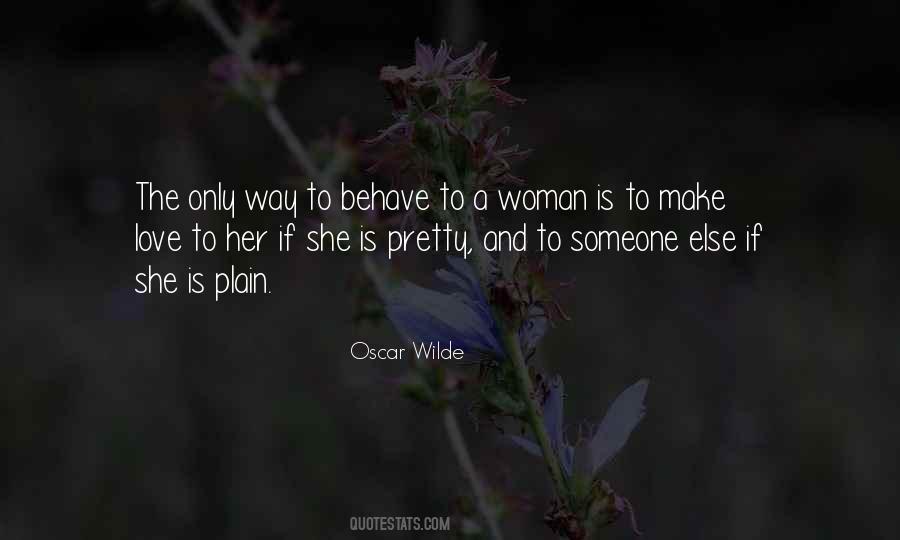 Plain Women Quotes #1469262