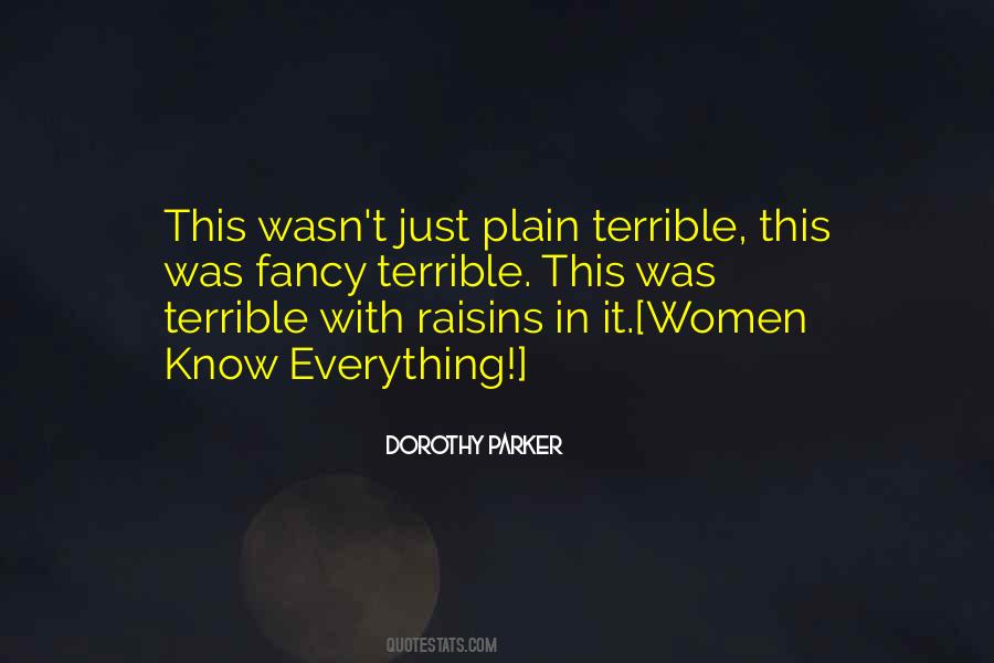 Plain Women Quotes #1707797