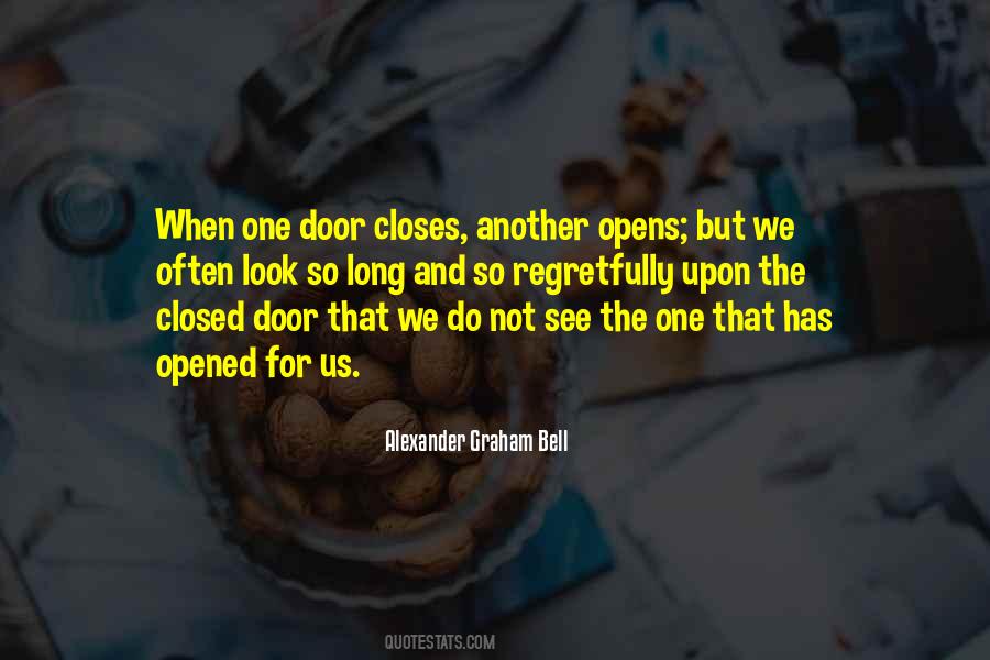 Closed Door Quotes #1117246
