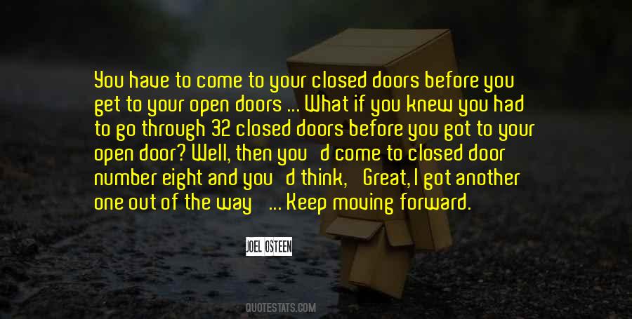 Closed Door Quotes #1376044