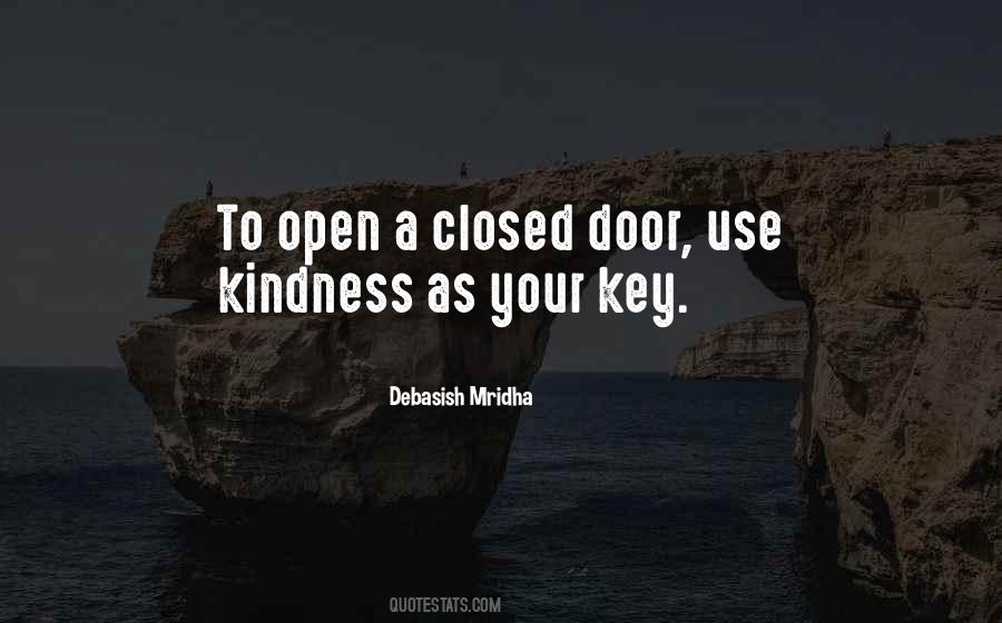 Closed Door Quotes #1489527
