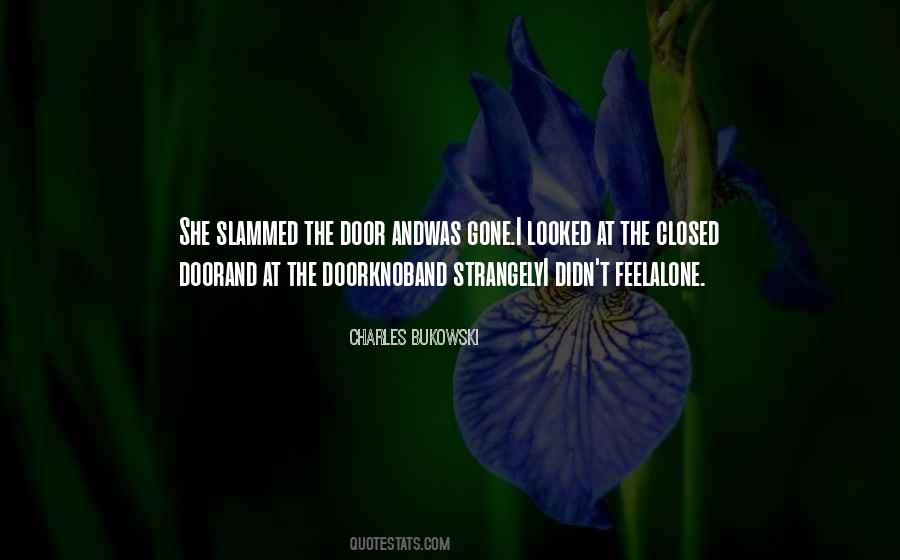 Closed Door Quotes #335629