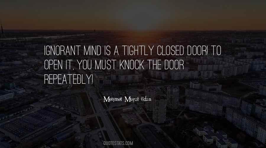 Closed Door Quotes #372611