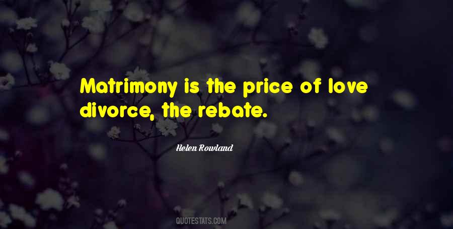 Quotes About The Price Of Love #1183268