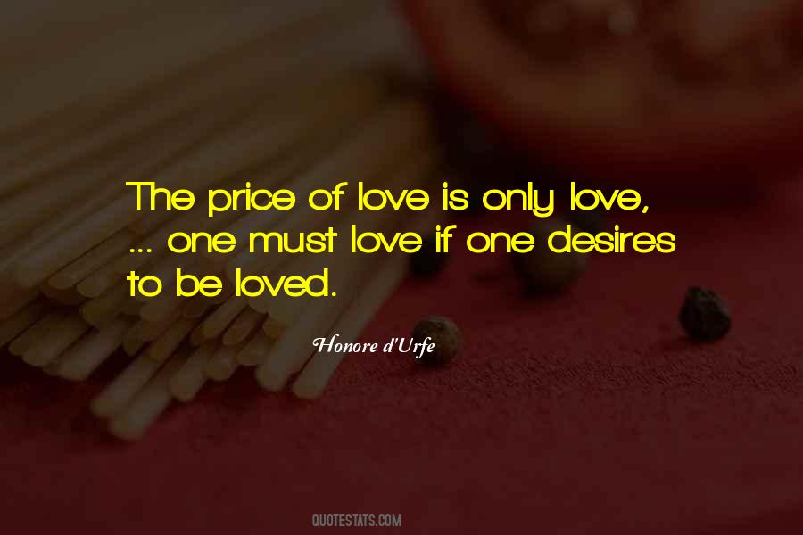 Quotes About The Price Of Love #401332