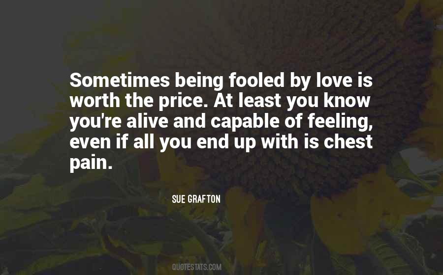 Quotes About The Price Of Love #593789