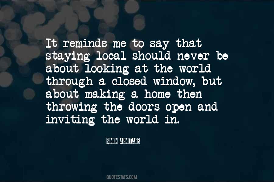 Closed Window Quotes #1140251