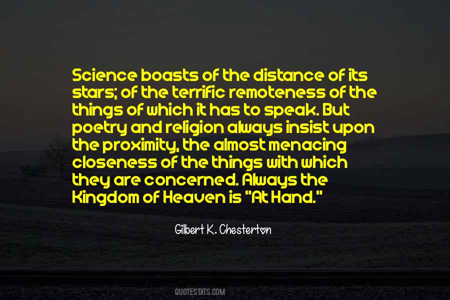 Closeness Distance Quotes #190145