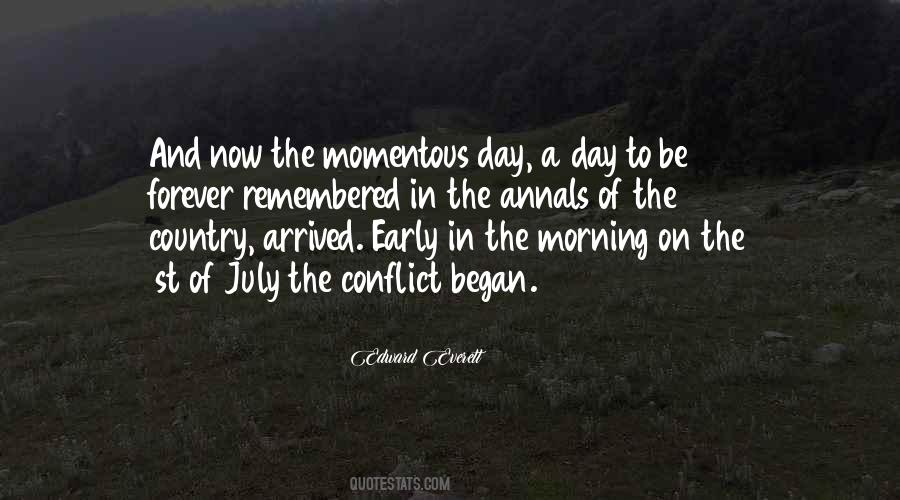 Momentous Day Quotes #1024419