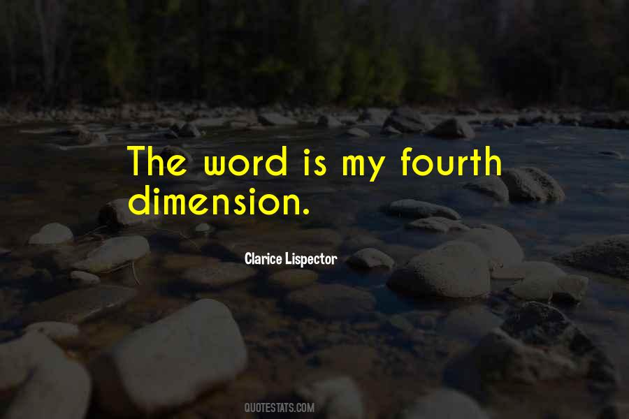 Third Dimension Quotes #75181