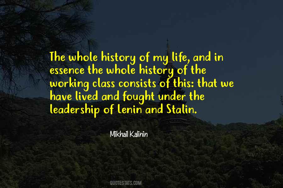 Quotes About Lenin Stalin #1745507