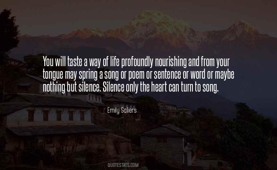 Silence Of Your Heart Quotes #1658800