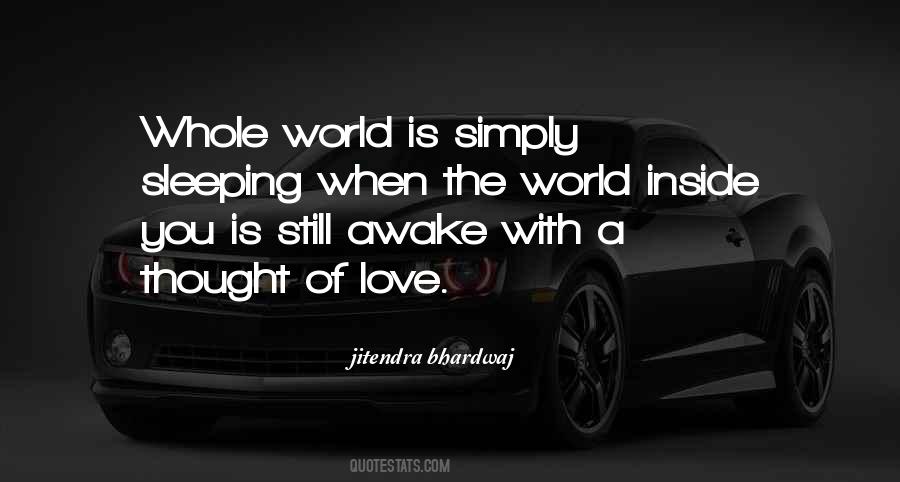 Thought Of Love Quotes #48200