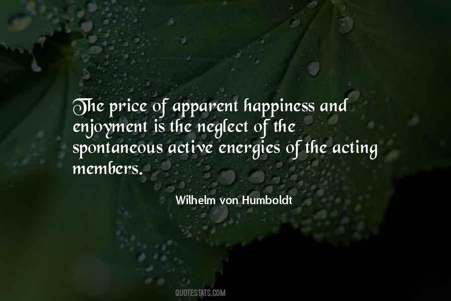 Quotes About The Price Of Happiness #219025