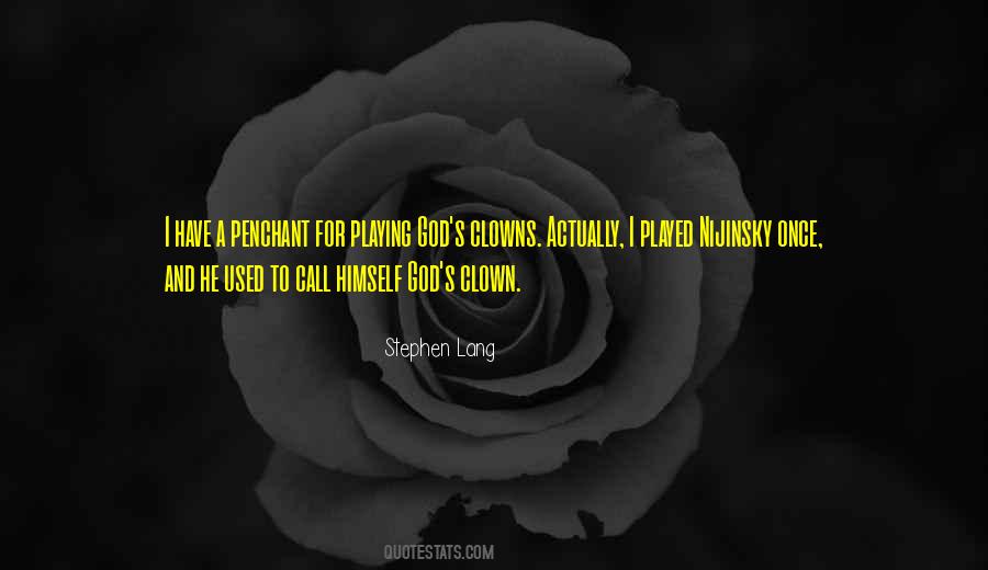 Clowns Of God Quotes #1467180