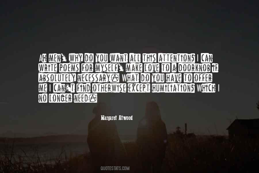 Atwood Love Quotes #213570