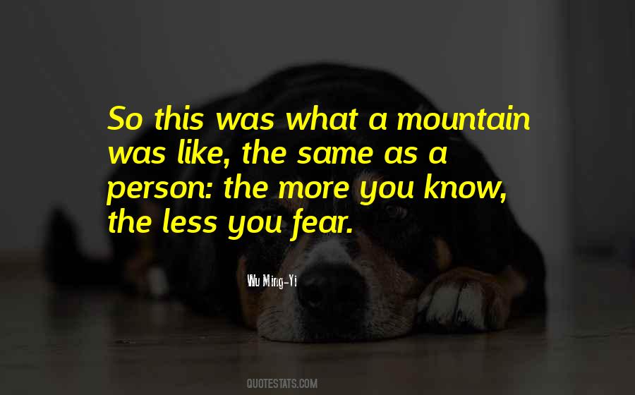 A Mountain Quotes #1346066