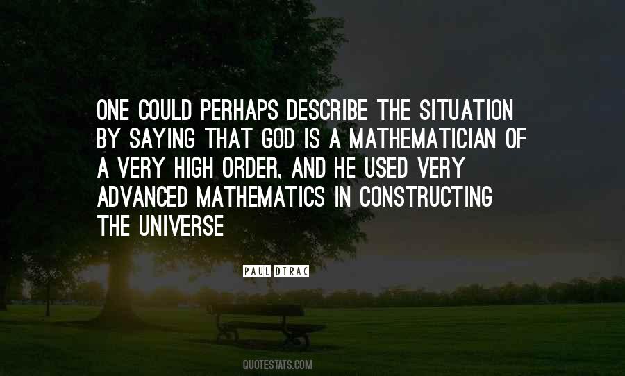 God Mathematics Quotes #341414