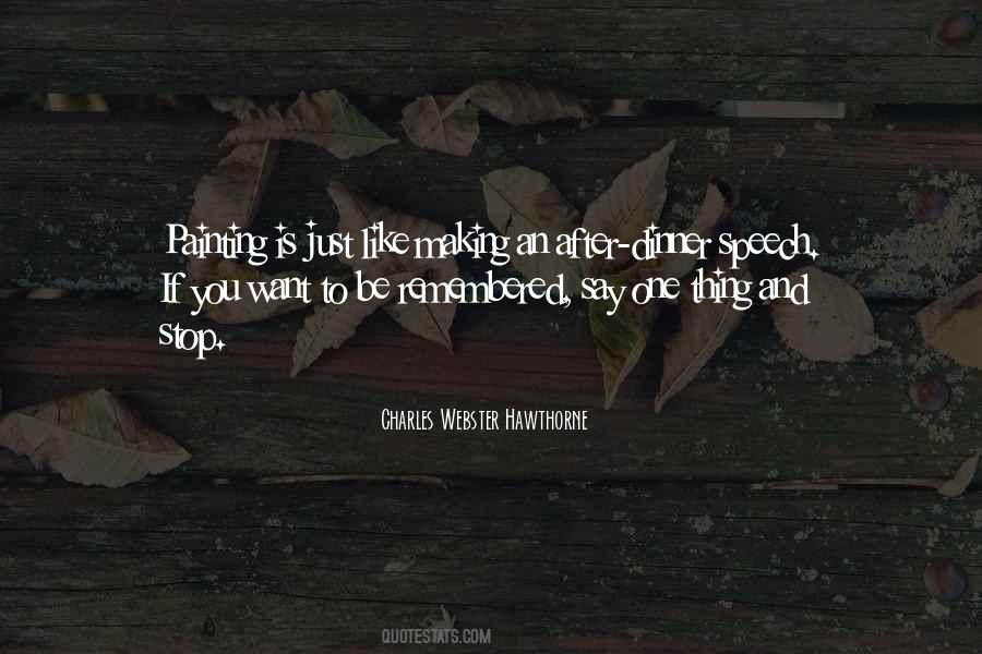 Charles Hawthorne Quotes #1188274