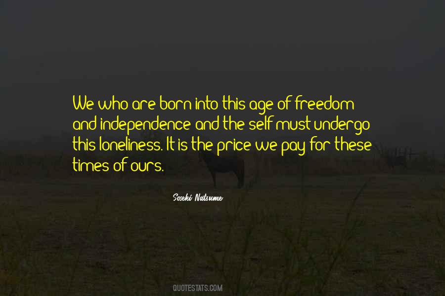 Quotes About The Price Of Freedom #1142821